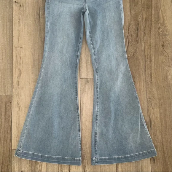 We the Free Venice Beach Flare Jeans Crossover High Rise 29 Boho Retro Wideleg - Picture 5 of 14